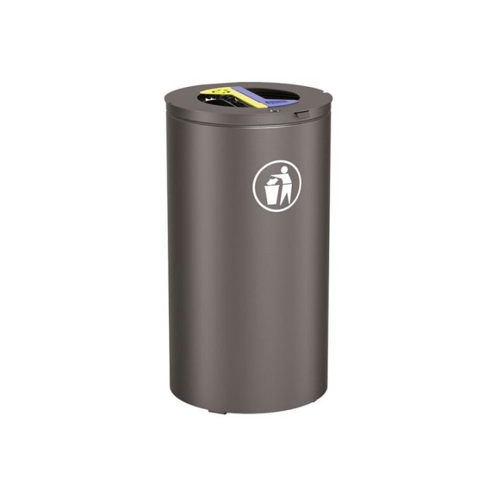 Corbeille Olbia tri sélectif 2x60L