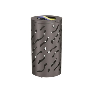 Corbeille Venise tri sélectif 2 x 60L