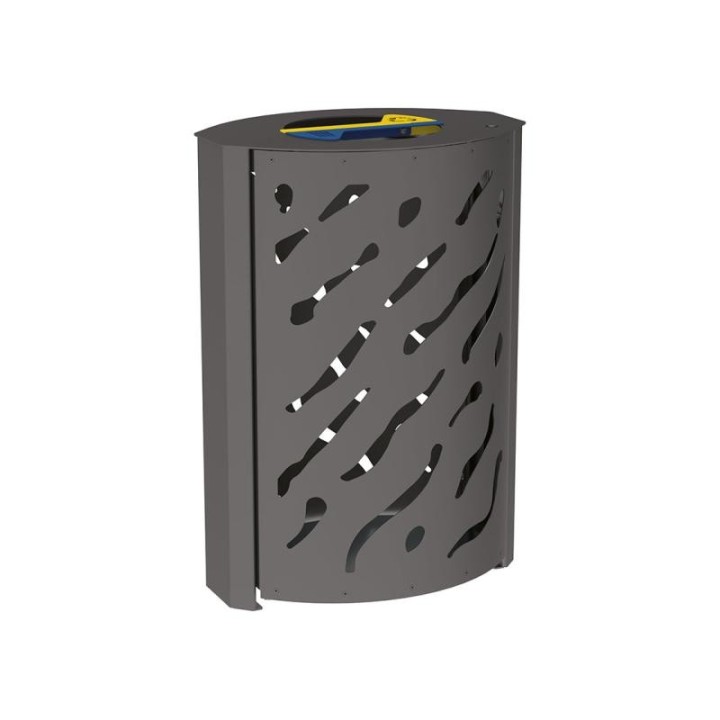 Corbeille Venise ovale tri sélectif 2 x 60L