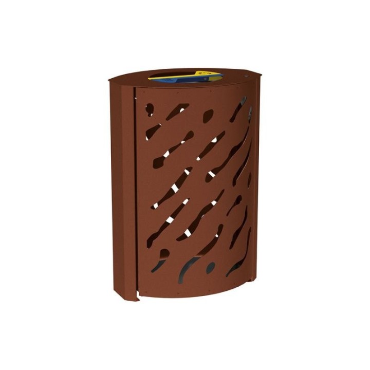 Corbeille Venise ovale tri sélectif 2 x 60L