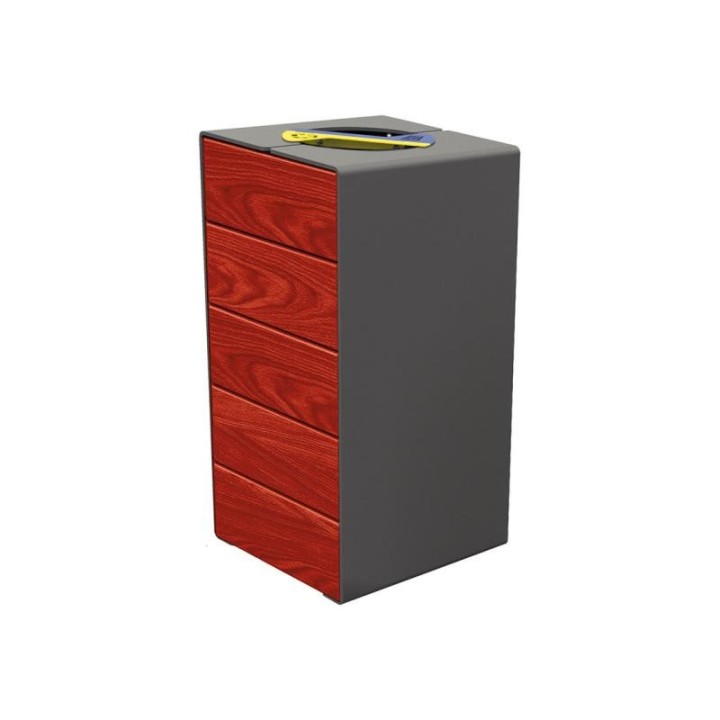 Corbeille Kub tri sélectif 2 x 60L