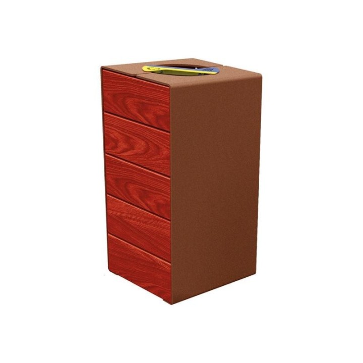 Corbeille Kub tri sélectif 2 x 60L