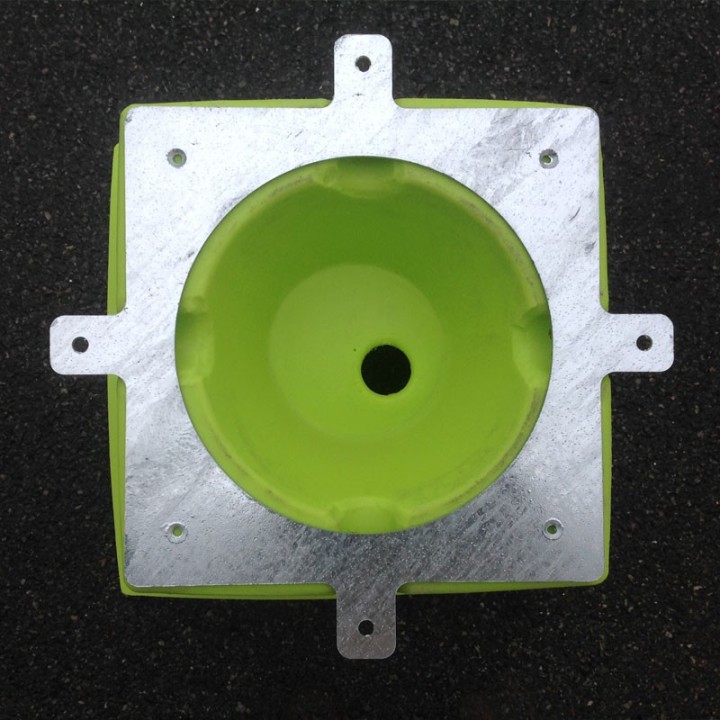 Fixation Pot Deco Carré