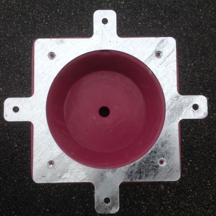 Fixation Pot Design Carré