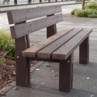 Banc Madrid 1800mm 100% en plastique recyclé