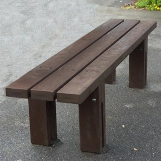 Banquette Madrid 1800mm 100% en plastique recyclé