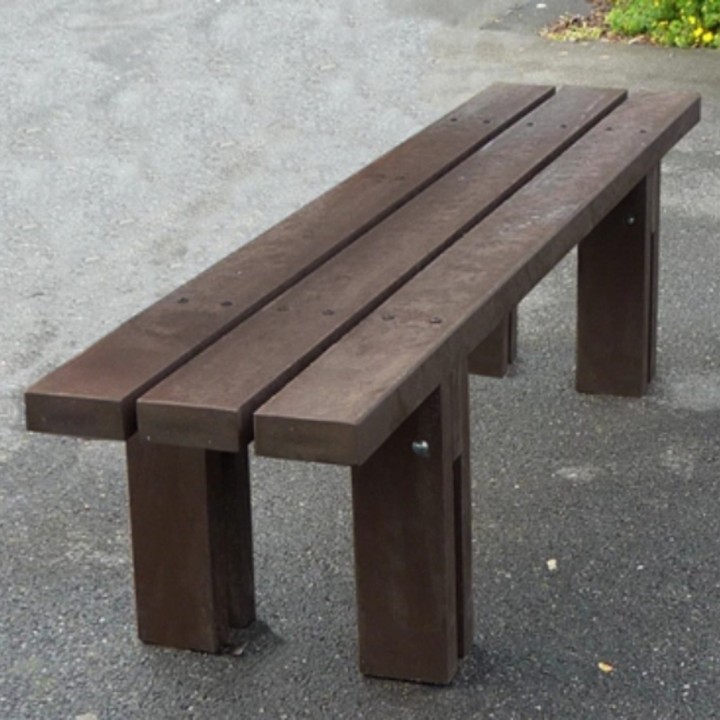 Banquette Madrid 1800mm 100% en plastique recyclé