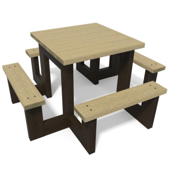 Table Pim Pom 100% en plastique recyclé