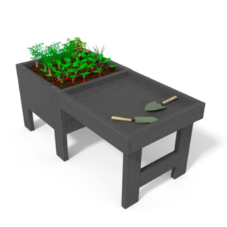 Bac et table de rempotage école