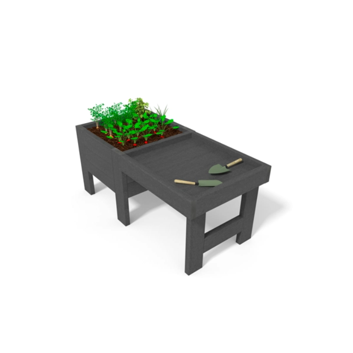 Bac et table de rempotage école