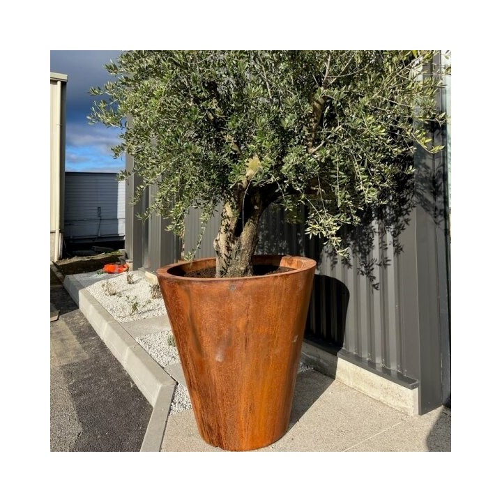 Pot Vase Effet Corten Ø 800mm à 1200mm