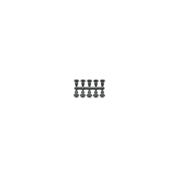 Bouchon GAFFEUR cannelé 4mm la grappe de 10 p