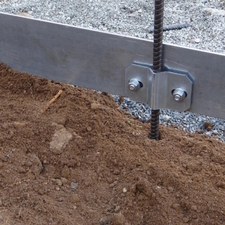 Bordure de jardin en acier galva