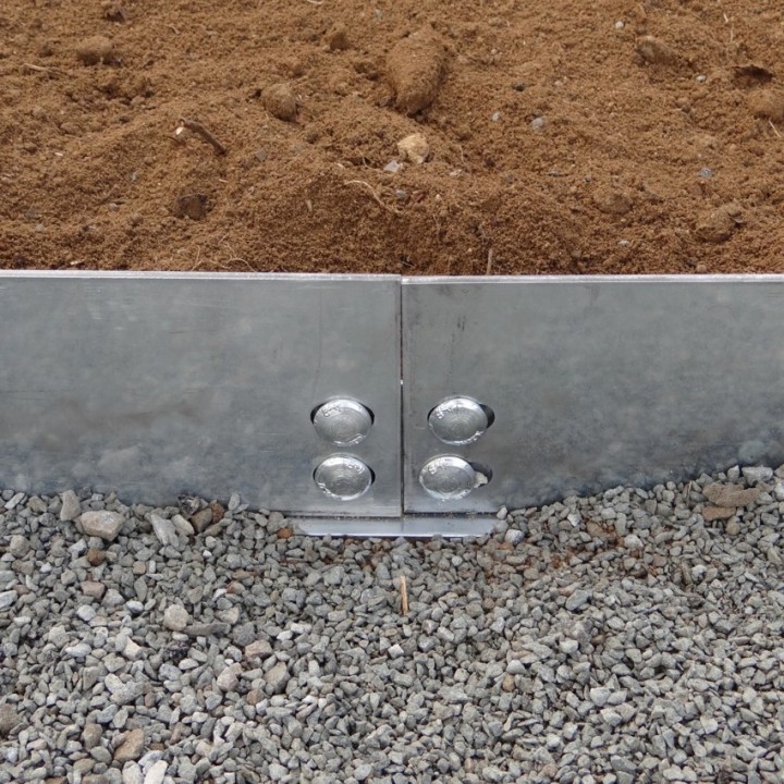 Bordure de jardin en acier galva