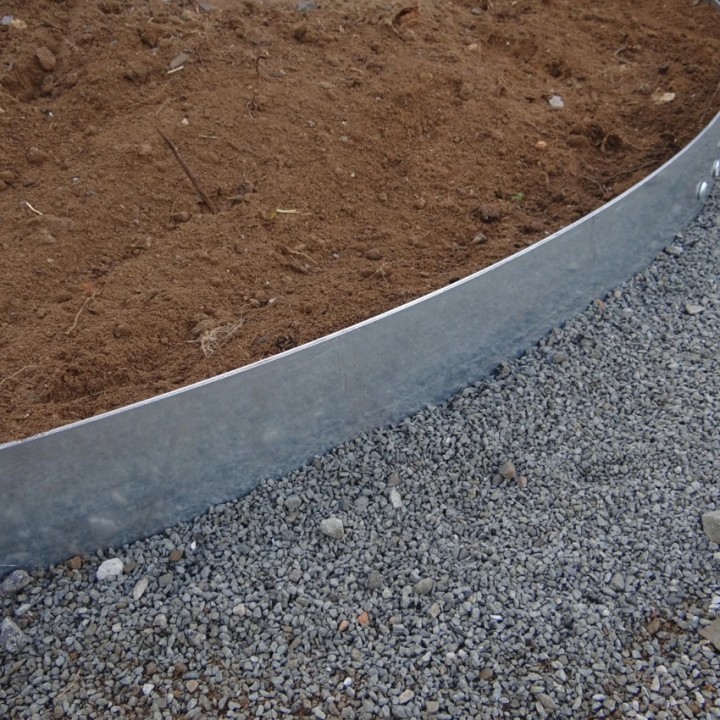 Bordure de jardin en acier galva