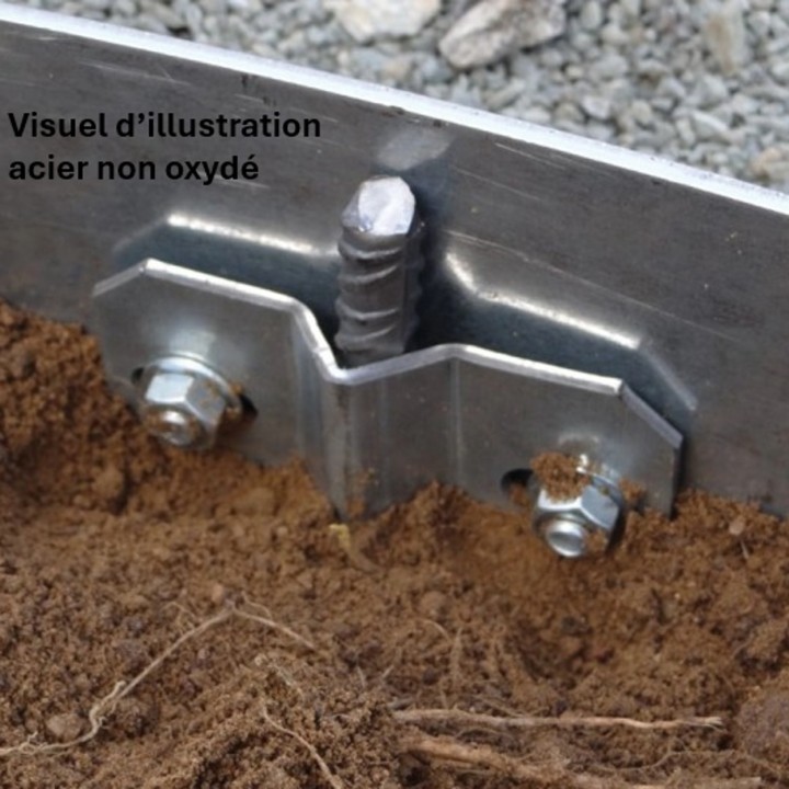 Bordure de jardin en acier