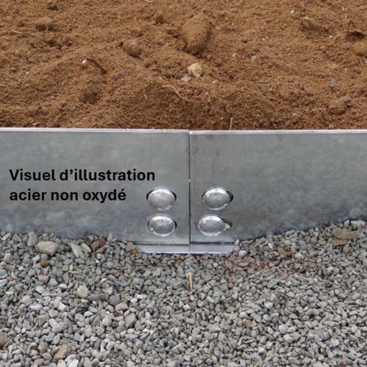 Bordure de jardin en acier