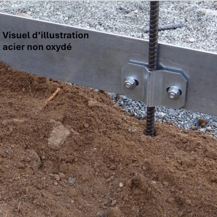 Bordure de jardin en acier